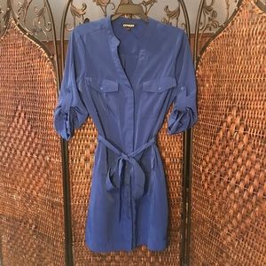 Express royal blue dress